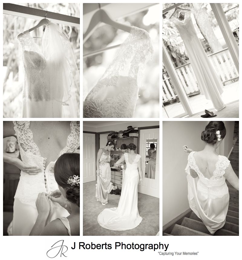Lace details wedding dress - sydney wedding photography